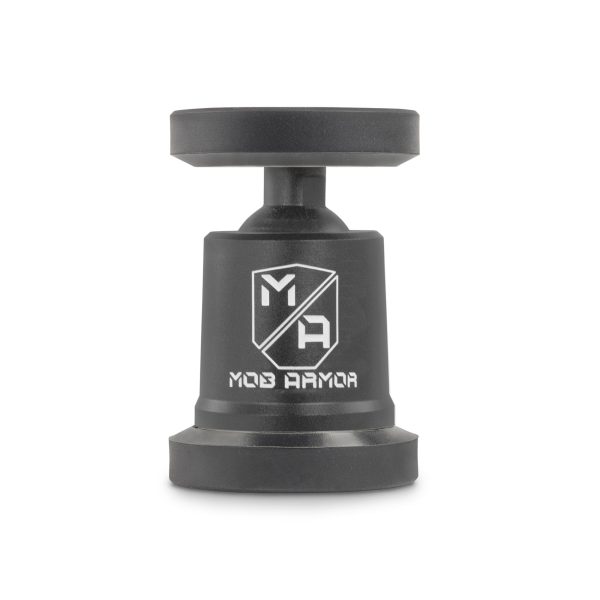 MOB ARMOR MOBN-MX-BLK MobNetic Maxx - USA Assembled Magnetic Phone Holder for Car, Magnetic Car Phone Mount, 90-Degree Tilt, 360-Degree Rotation, Aluminum Metal, Compatible with iPhone & Android - Black