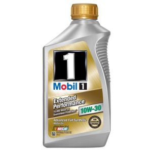 MOBIL 102990 M1 EP 10W30 6X1 QT., SAE 10W30; Full Synthetic; 1 Quart Bottle; Extended Performance Formula (Case of 6)