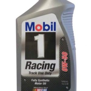 MOBIL 104145 Oil; SAE 0W-50; Synthetic; 1 Quart Bottle; Single; Track Use Only (Case of 6)