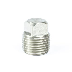 MOELLER 020309-10 SS GARBOARD DRAIN PLUG ONLY, 1/2 Inch IPT Threaded Pipe Plug; Stainless Steel