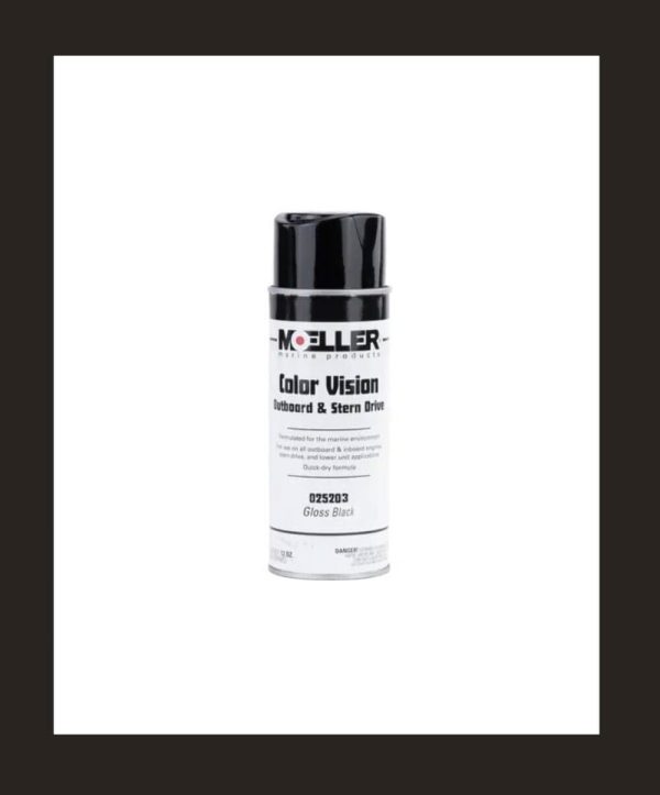 MOELLER 025203 Gloss Black Engine Paint