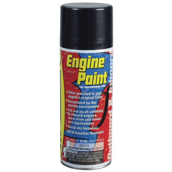 MOELLER 025469 EP Yamaha Marine Paint, Metallic Blue Silver