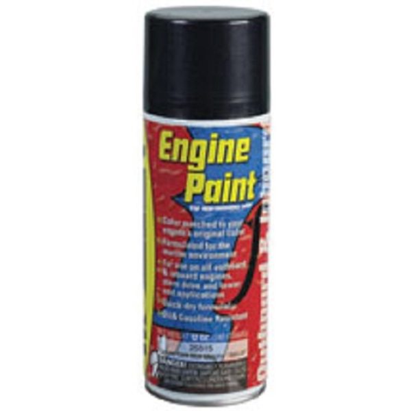 MOELLER 025515 Yamaha Engine Metal Spray Paint, Dark Blue