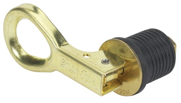 MOELLER 029000-10 Marine Products Snap-Tite Boat Bailer Plug (1-Inch, Brass)