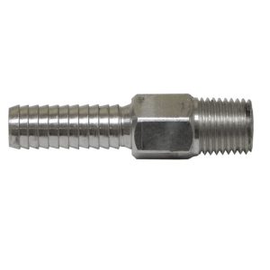 MOELLER 033801-10 Marine Aluminum Anti-Siphon Barb (1/4 INCH NPT)