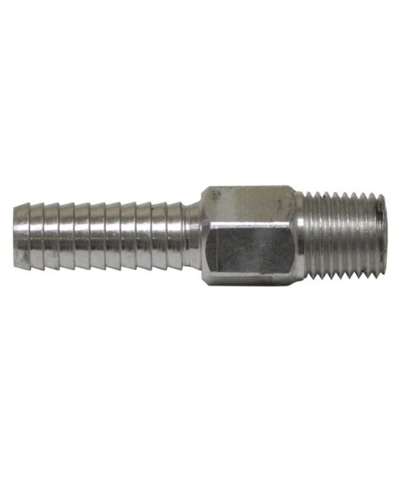 MOELLER 033801-10 Marine Aluminum Anti-Siphon Barb (1/4 INCH NPT)