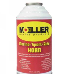 MOELLER 054301-10 AIR HORN REFILL 8 OZ., Used With 054300-10 Air Horn; 8 Ounce; For Marine Applications