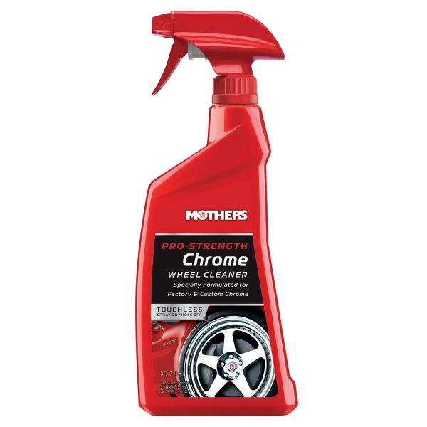 MOTHERS 05824 Pro-Strength Chrome Wheel Cleaner, 24 fl. oz.