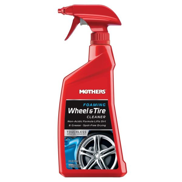 MOTHERS 05924 Foaming Wheel & Tire Cleaner - 24 oz.