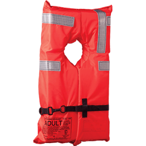 ONYX 100100-200-004-12 Type I Lifejacket, Adult, Commercial