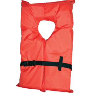 ONYX 102000-200-005-12 Lifevest, Adult OversizeType II, Orange