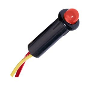 PANELTRONICS 001-156 5/32 INCH LED INDICATOR LIGHT - 12-14VDC - RED
