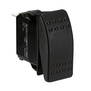 PANELTRONICS 004-246 SWITCH SPST BLACK ON/ON ROCKER