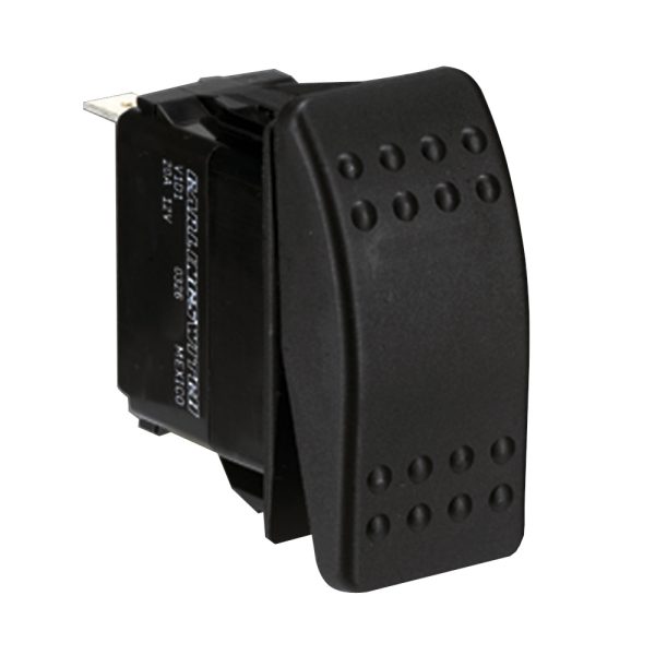 PANELTRONICS 004-246 SWITCH SPST BLACK ON/ON ROCKER