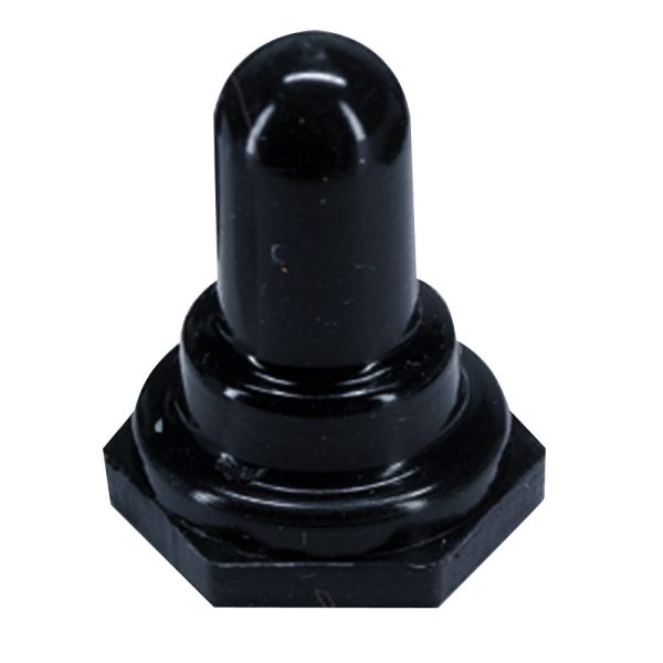 PANELTRONICS 048-001 RUBBER BOOT HEX SHAPE 5/8 DIAMETER 7/8 H BLK