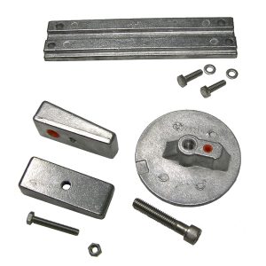 PERFORMANCE METALS 10202A Mercury Verado 4 & Optimax Complete Anode Kit - Aluminum