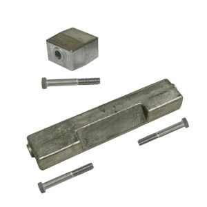 PERFORMANCE METALS 10221A Bombardier Johnson/Evinrude 90-225HP 1991 & Later Complete Anode Kit - Aluminum