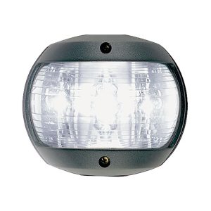 PERKO 0170BM0DP3 LED MASTHEAD LIGHT - WHITE - 12V - BLACK PLASTIC HOUSING