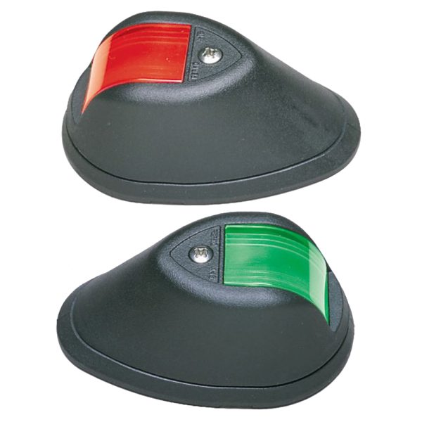 PERKO 0254B00DP1 VERTICAL MOUNT SIDE LIGHTS - 12V - BLACK