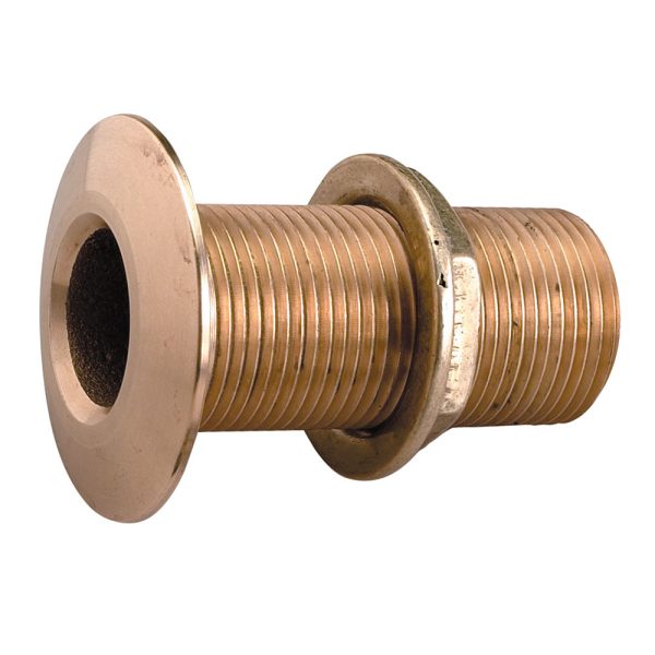 PERKO 0322009PLB 2 INCH THRU-HULL FITTING WITH PIPE THREAD BRONZE