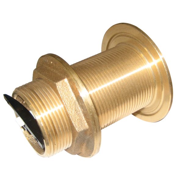 PERKO 0322DP8PLB 1-1/2 INCH THRU-HULL FITTING WITH PIPE THREAD BRONZE