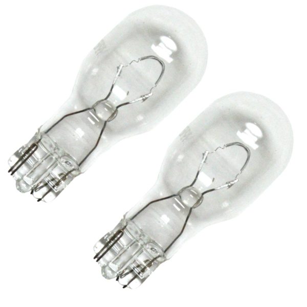 PERKO 0338DP2CLR WEDGE BASE BULB - 12V, 9W, .69A - PAIR