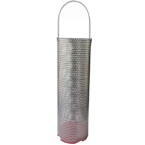 PERKO 049301099D 304 STAINLESS STEEL STRAINER BASKET ONLY SIZE 10 FOR2-1/2 INCH STRAINER