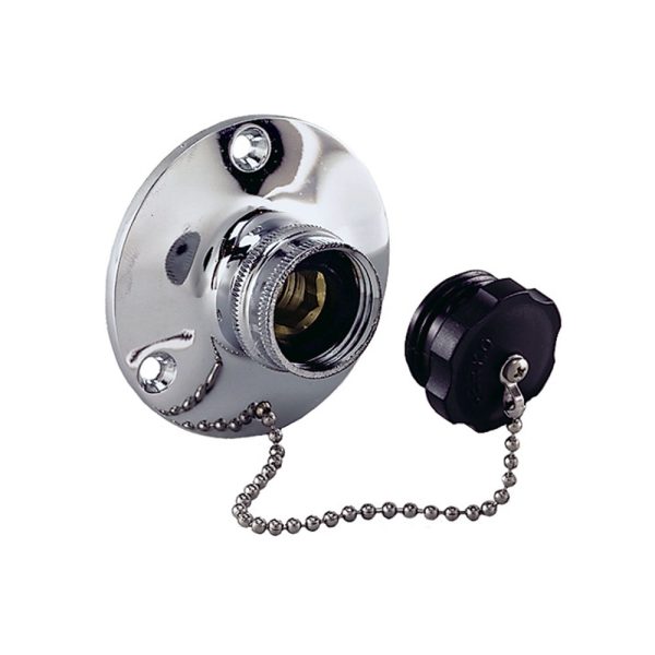 PERKO 0499DP0CHR WATER INLET FITTING WITH PLUG