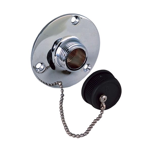 PERKO 0504DP0CHR WATER OUTLET FITTING WITH CAP