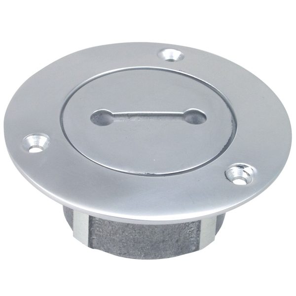 PERKO 0528006CHR 1 INCH CHROME UNMARKED PIPE DECK PLATE