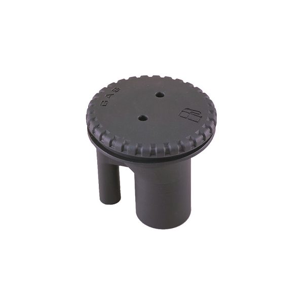 PERKO 0543DPGBLK 0543 VENTED FILL FOR 1-1/2 INCH HOSE - STRAIGHT NECK - GAS - BLACK