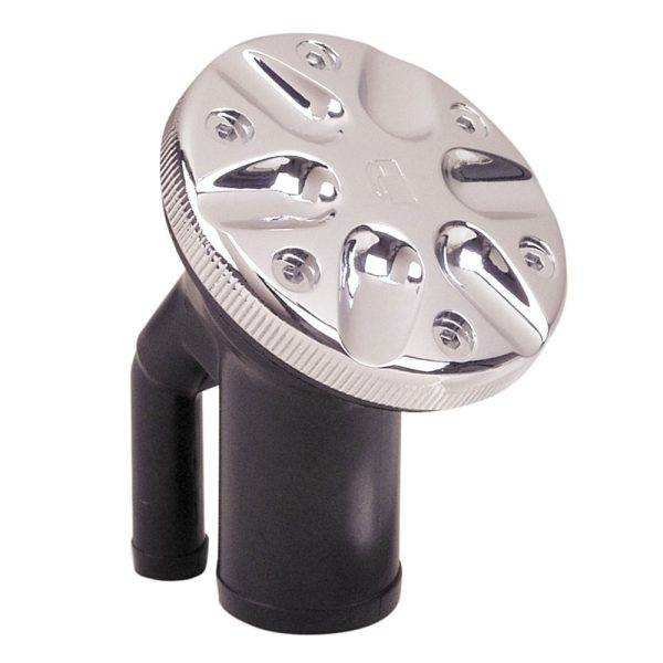 PERKO 0590DPGCHR 0590 VENTED FILL FOR 1-1/2 INCH HOSE - ANGLED NECK - CHROME