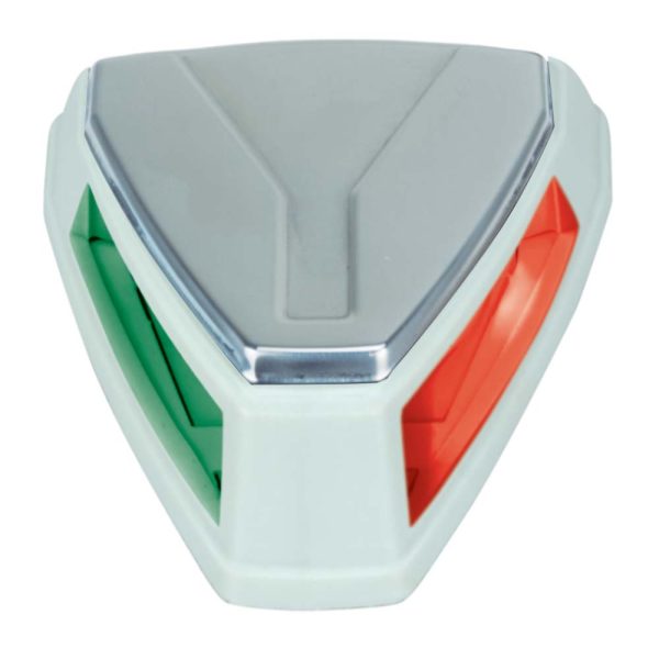 PERKO 0655001WHS 12V LED BI-COLOR NAVIGATION LIGHT - WHITE/STAINLESS STEEL