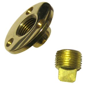 PERKO 0714DP1PLB GARBOARD DRAIN & DRAIN PLUG ASSY CAST BRONZE/BRASS