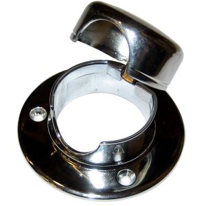 PERKO 0757DP0CHR ROPE & CHAIN DECK PIPE WITH HINGED COVER