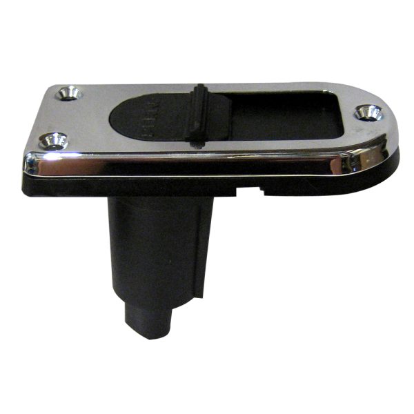 PERKO 1047P0SDP LOCKING COLLAR POLE LIGHT MOUNTING BASE - 2 PIN - STAINLESS STEEL CONSTRUCTION