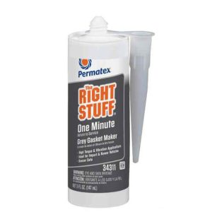 PERMATEX 34311 The Right Stuff 1 Minute Grey Gasket Maker, 5 oz