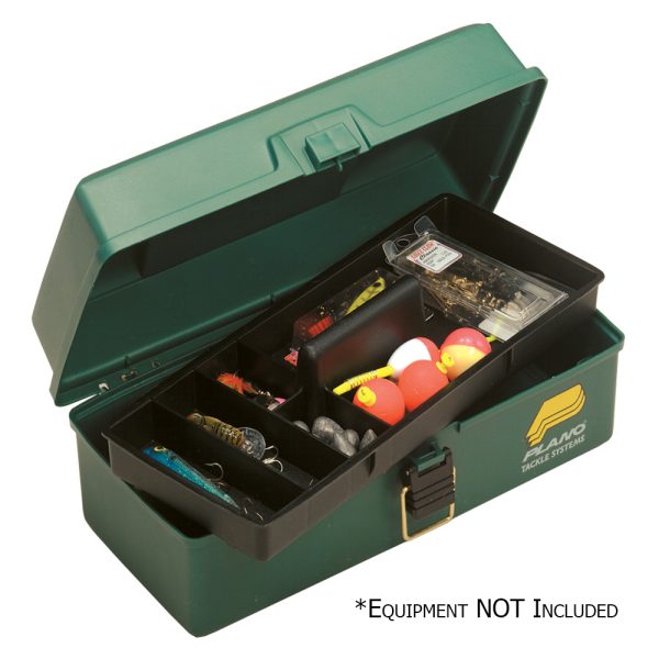 PLANO 100103 ONE-TRAY TACKLE BOX - GREEN