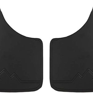 PLASTICOLOR 000492R01 Easy Fit Mud Flaps Without Logo Black