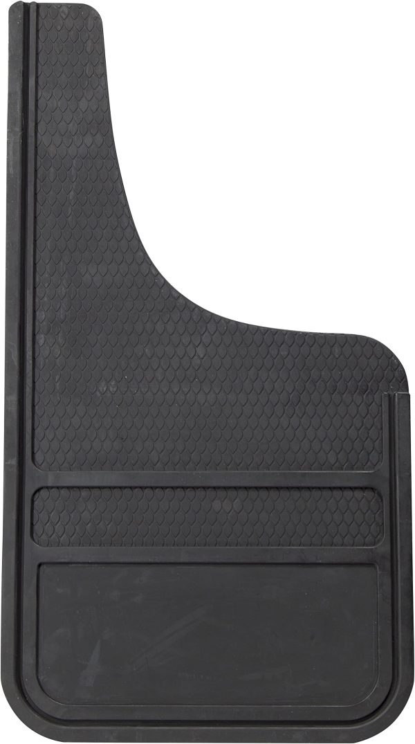 PLASTICOLOR 001845R01 Plain Heavy Duty Front 12 X 23 Mud Guards No Chrome, 12 INCH x 23 INCH Front Mud Guards by