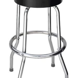 PLASTICOLOR 004746R01 John Deere Logo Garage Stool,Black w/Deere Logo