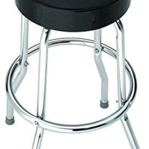 PLASTICOLOR 004776R01 Caterpillar CAT Logo Garage Stool, Black