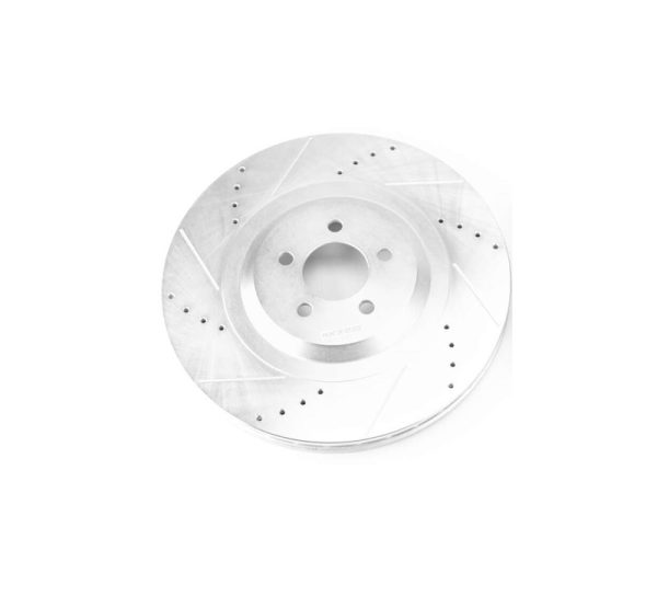 POWERSTOP AR86002XL Brake Rotor; Evolution Series; Drilled And Slotted; One Piece Design With Hat; Wheel Bolt Pattern 5x 115 Millimeter; Front; 389.9 Millimeter Diameter x 50.2 Millimeter Height x 34 Millimeter Nominal Thickness