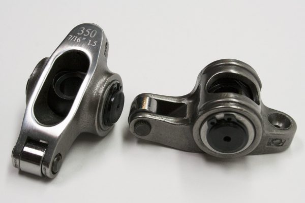 PRW 0235009 Stainless Steel Rocker Arms for Small Block Chevy 1.5 Ratio for 7/16 INCH Studs