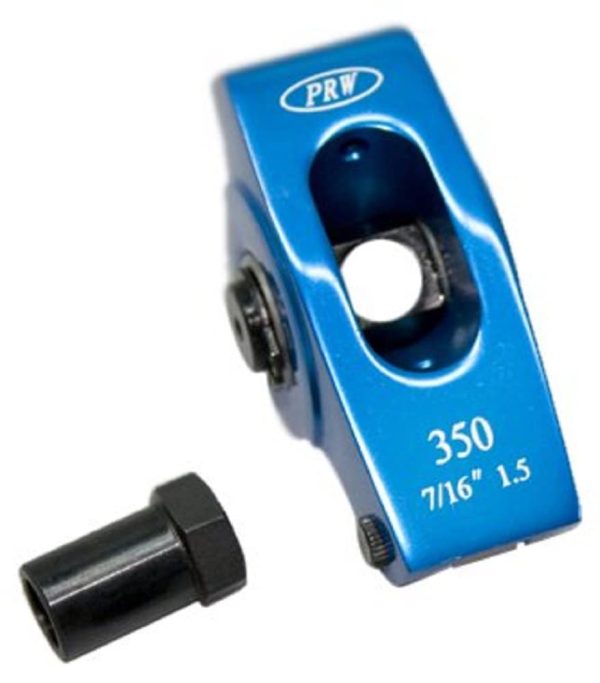 PRW 0335001 1.5 x 3/8 INCH Aluminum Rocker Arm for Chevy 262-400 1955-86, Blue