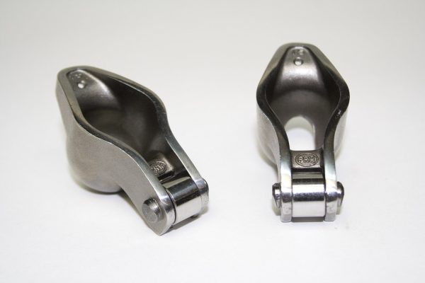 PRW 0835002 Sportsman Roller Tip Rocker Arms for Small Block Chevy 262-400, 1.5 Ratio for 3/8 INCH Studs, Self Aligning