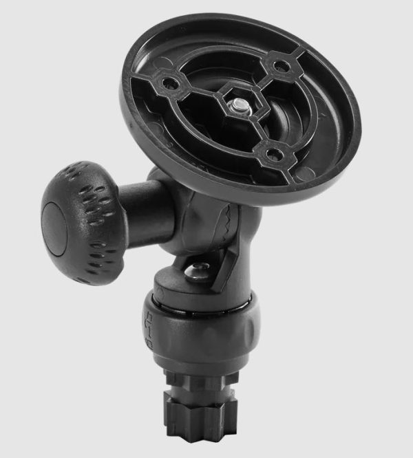 RAILBLAZA 02-4178-11 GARMIN FISH FINDER MOUNT R-LOCK, Compatible With Garmin ECHOMAP5 To 7 Inch UHD/ UHD2 Fish Finder And Garmin STRIKER5 To 7 Inch Fish Finder; 360 Degree Friction Joint; 3 Axis Mount; Black