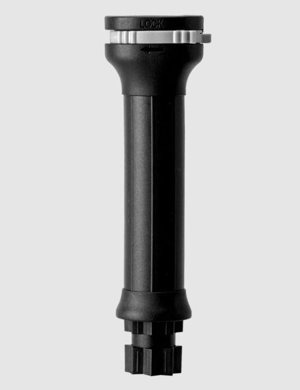 RAILBLAZA 03-4016-11 FIXED EXTENDER 150MM, 5 Inch Fixed Extender; Mounts Rod Holders/ Action Camera/ Cup Holders; Horizontal Surfaces Mount; Black; UV Stabilized Fiberglass Reinforced Plastic; 1.4 Inch Width x 5.8 Inch Length