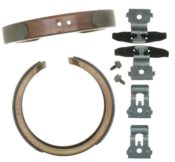 RAYBESTOS 781PG Element3 Replacement Drum-in-Hat Rear Parking Brake Shoes Set - For Select Year Buick, Cadillac, Chevrolet, GMC and Oldsmobile Models