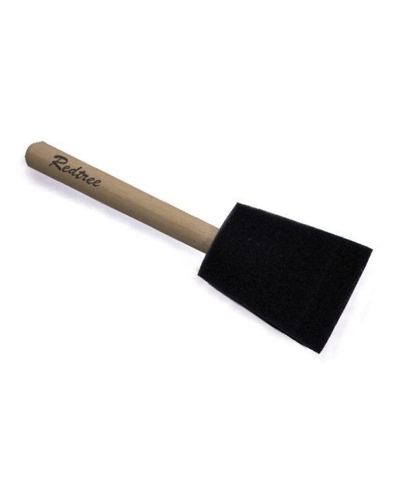 REDTREE 00005 1 0Disposable Foam Paint Brush - 1 INCH